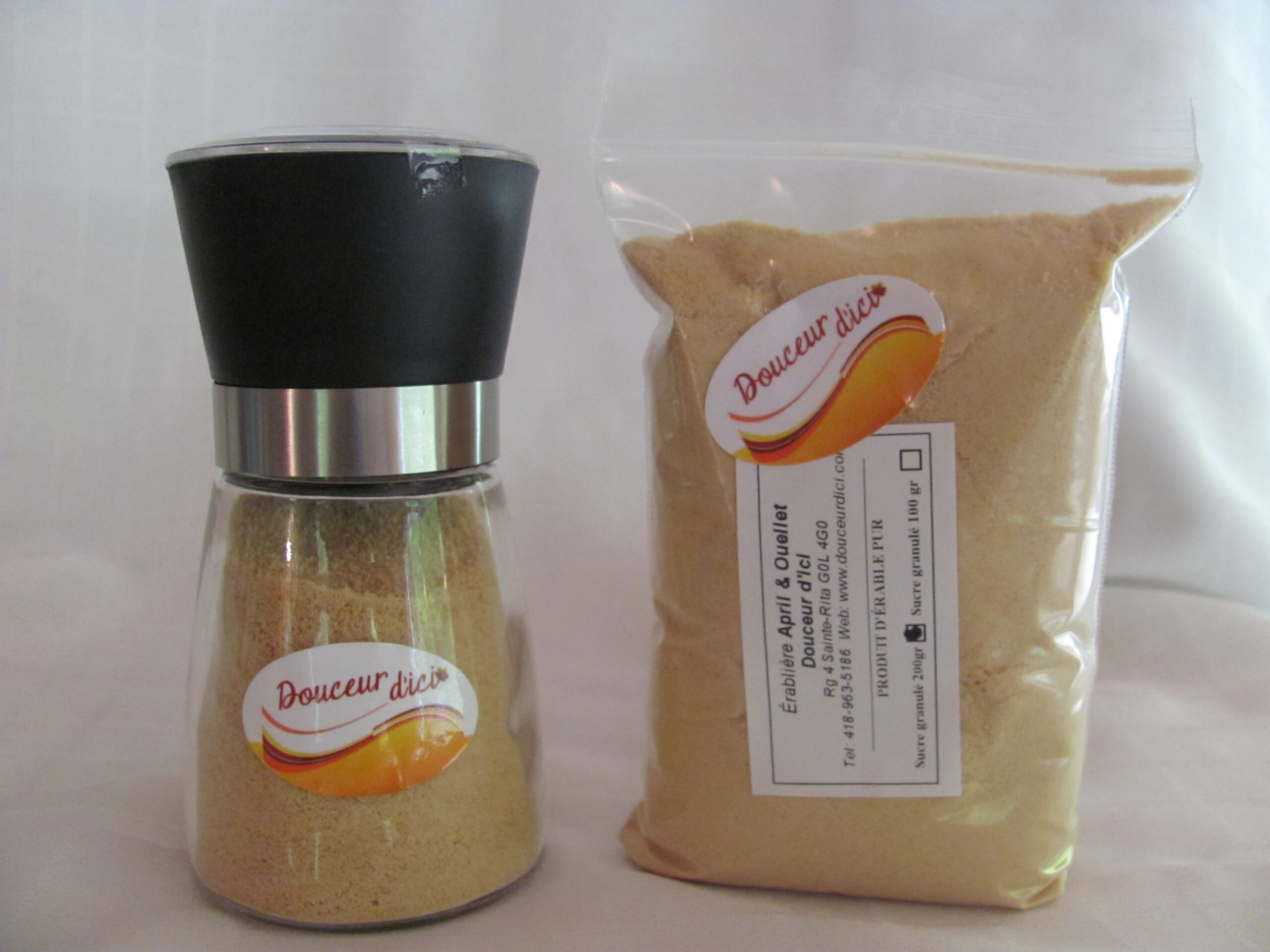 Sucre granulé à l’érable