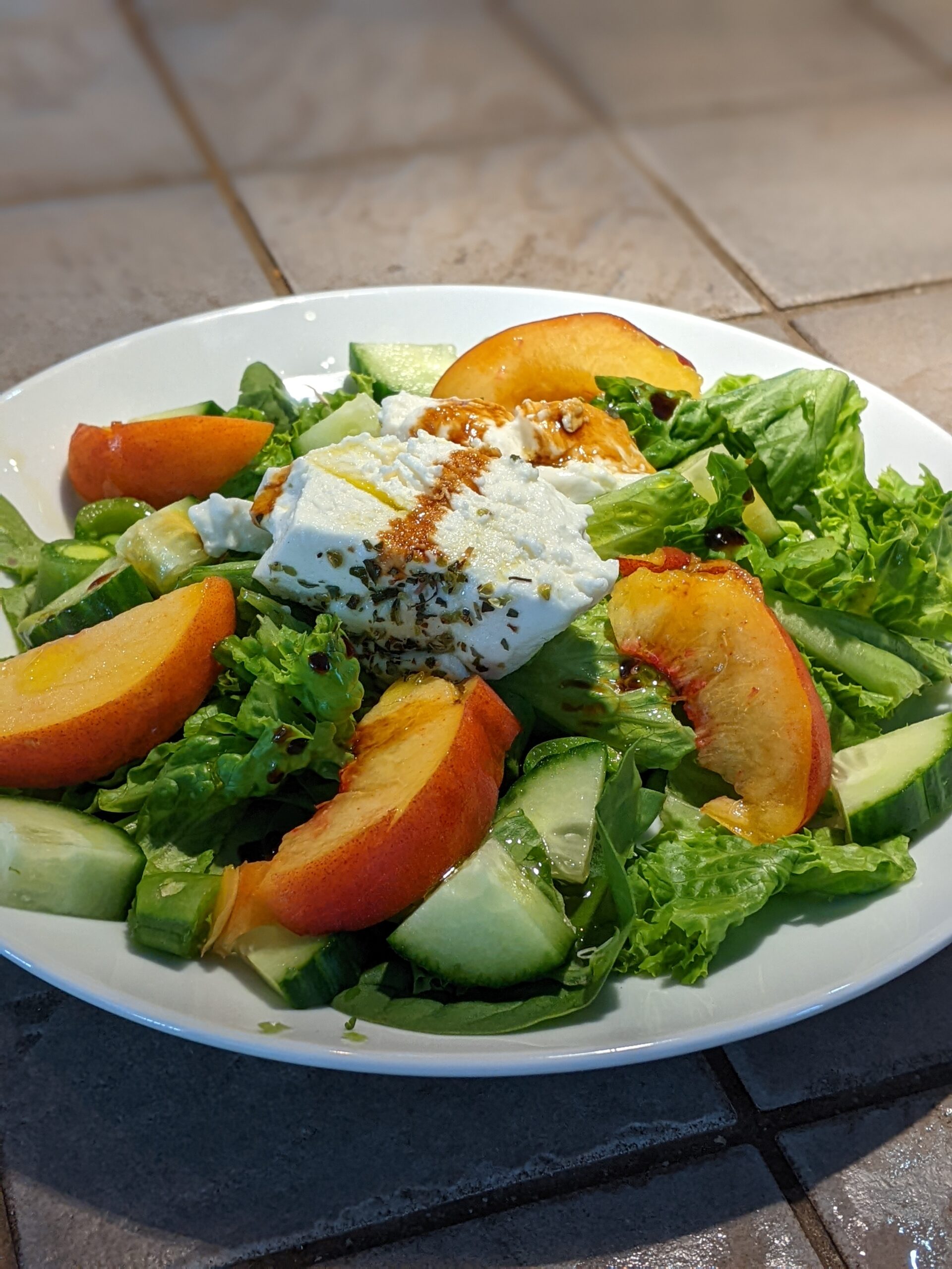 Salade de P’tit Blanchon chaud