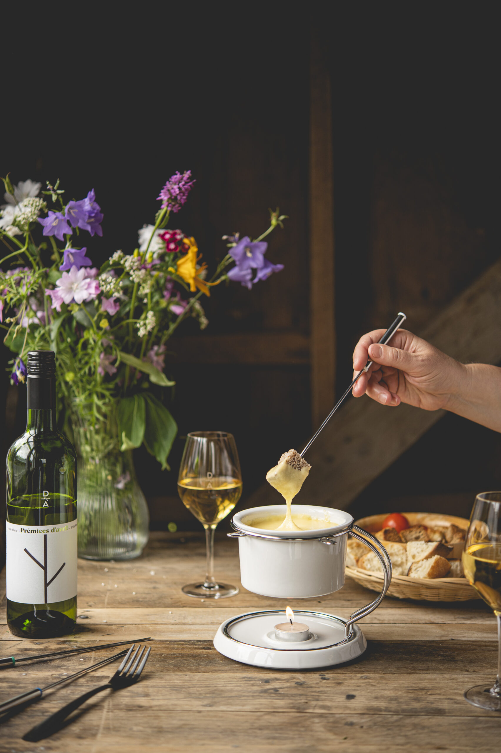 Fondue au fromage au Prémices d’avril