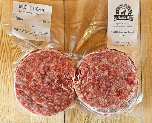 Galettes – Burger 100% Agneau