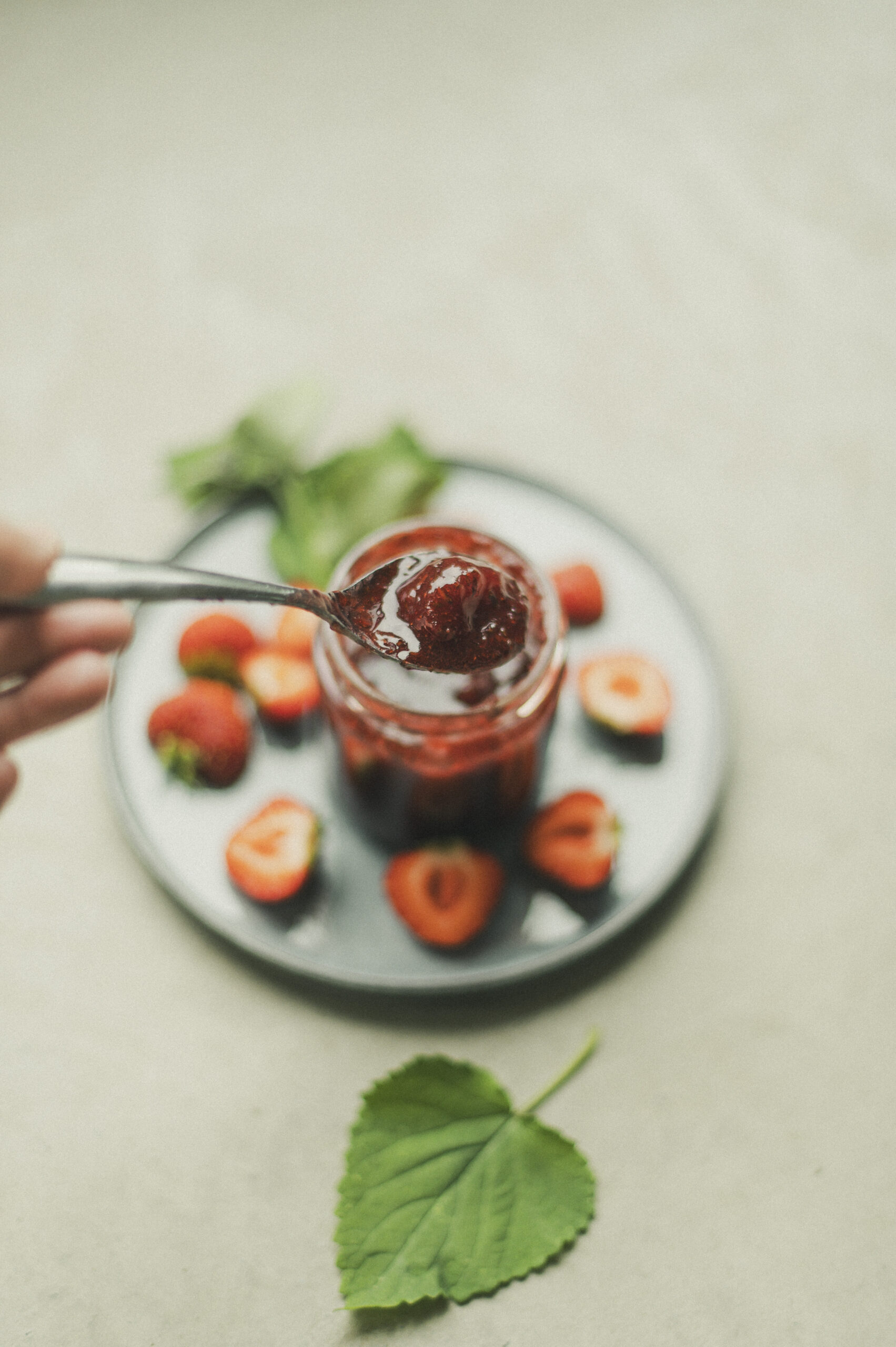 Confiture de fraises à l’agastache
