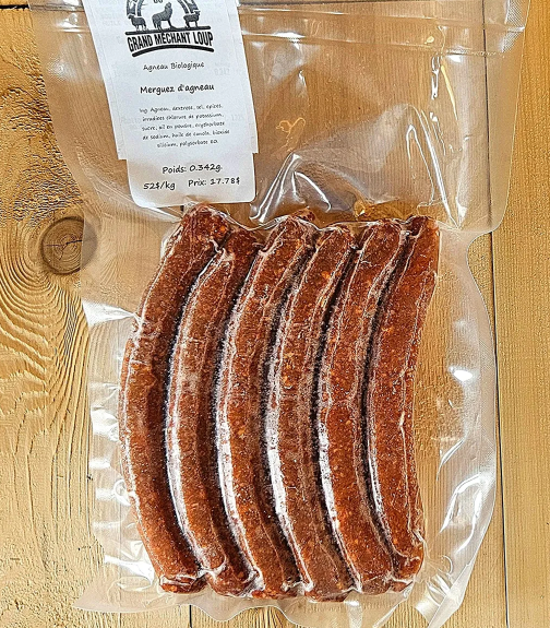 Saucisse Merguez d’agneau