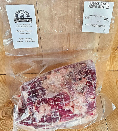 Surlonge d’agneau – rôti désossé