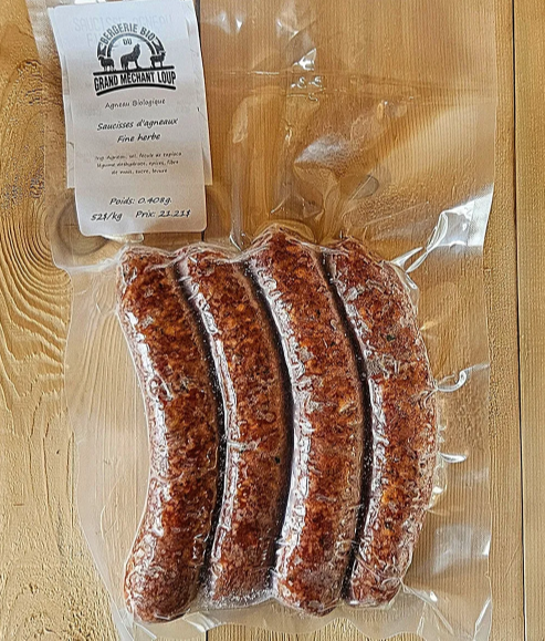 Saucisse agneau – Fines Herbes