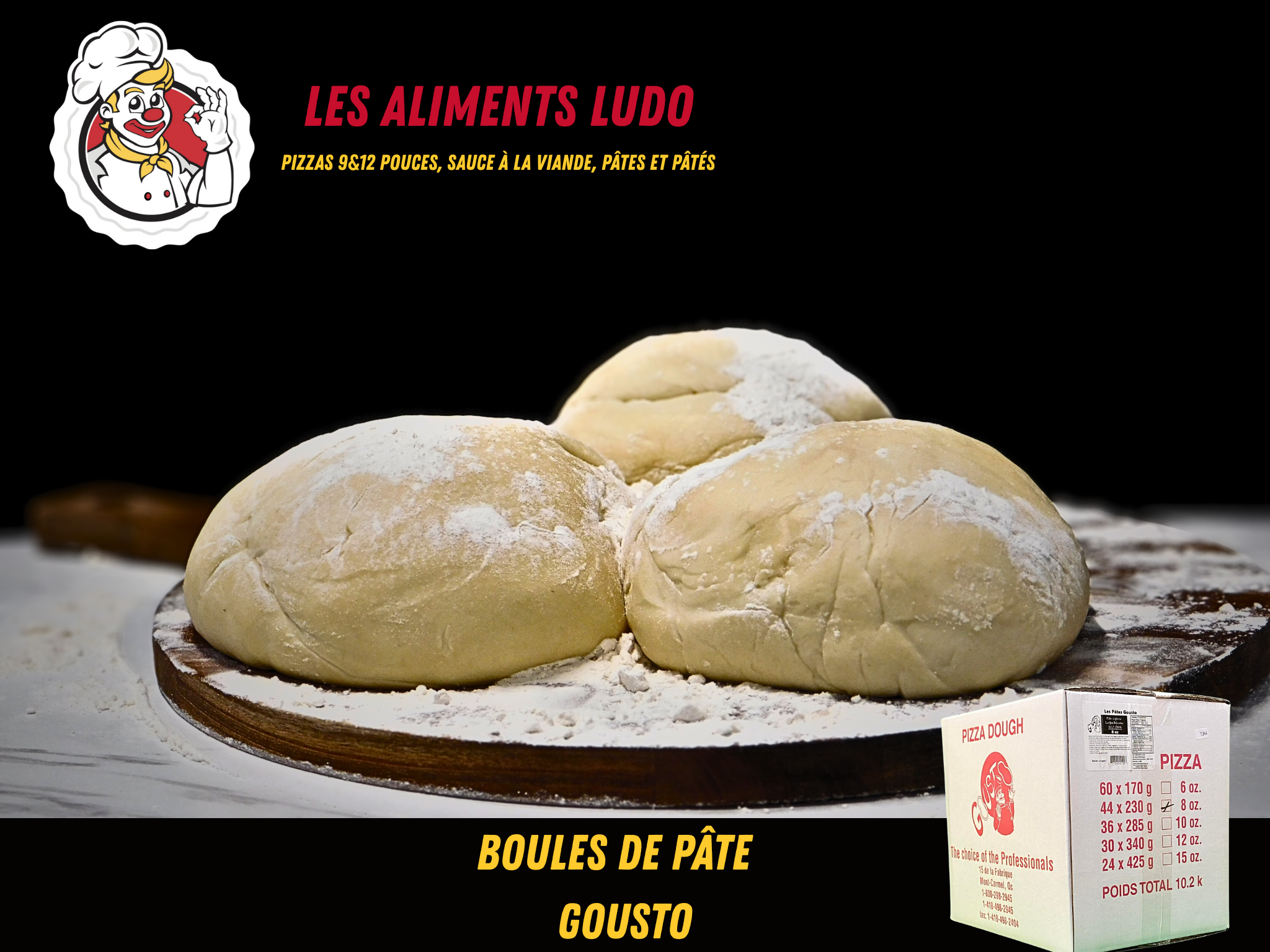 Les pâtes gousto – Pâte à pizza