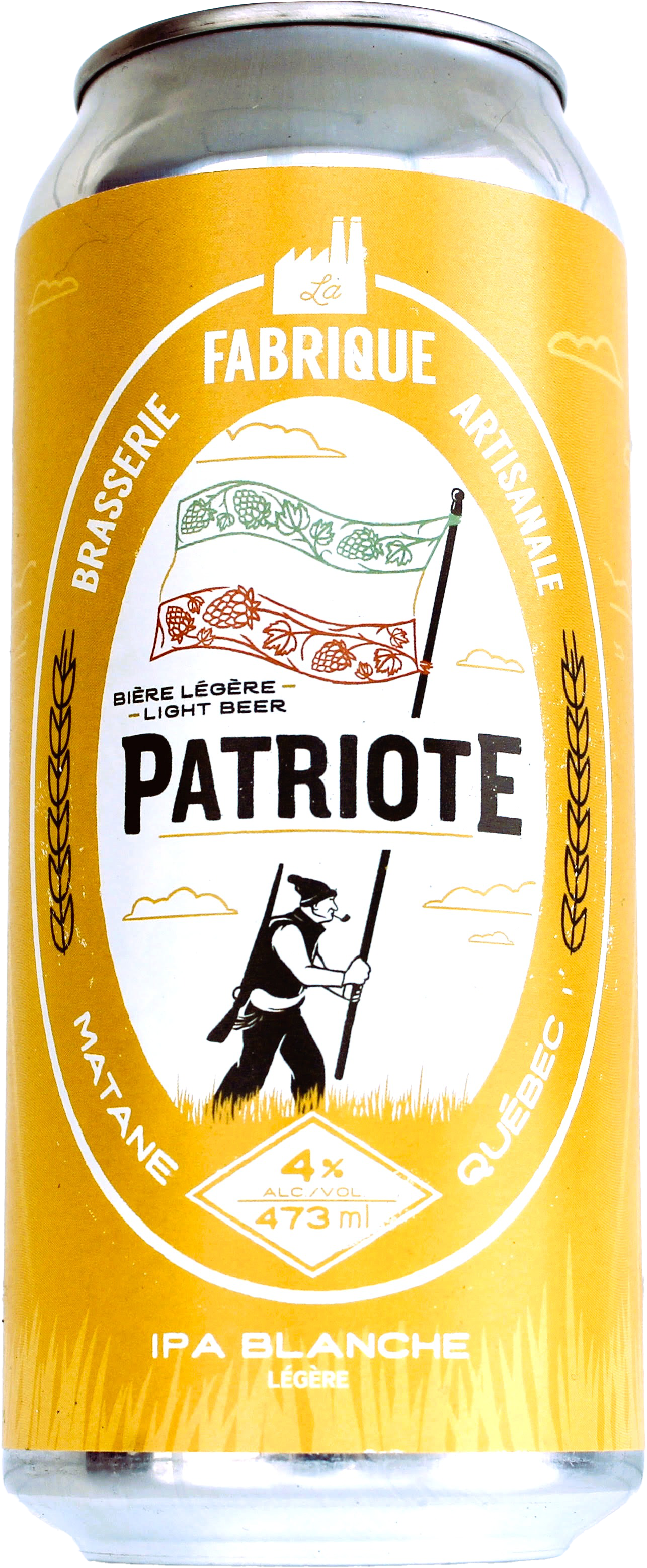 Patriote – IPA Blanche de Session – 4,0%