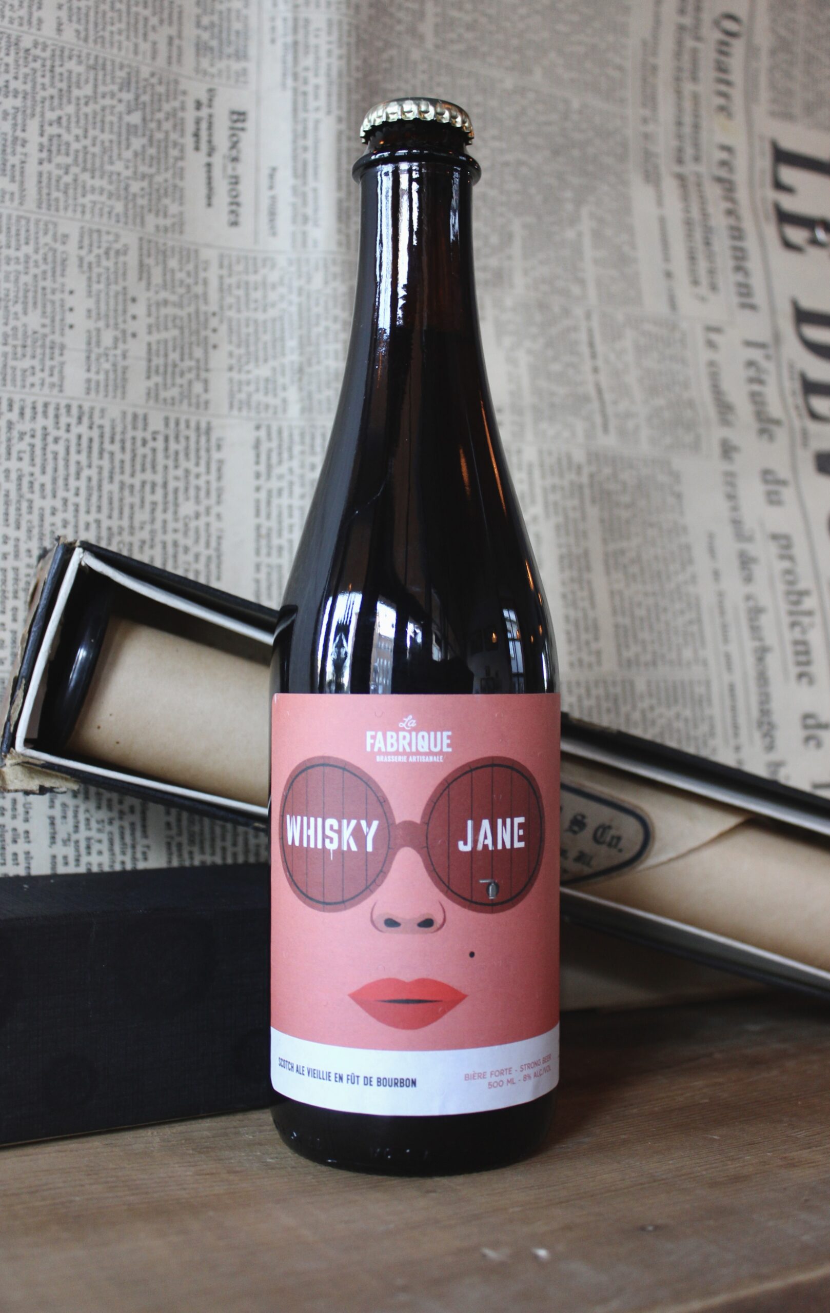 Whisky Jane- Scotch Ale Vieillie en fût de chêne – 8,0%