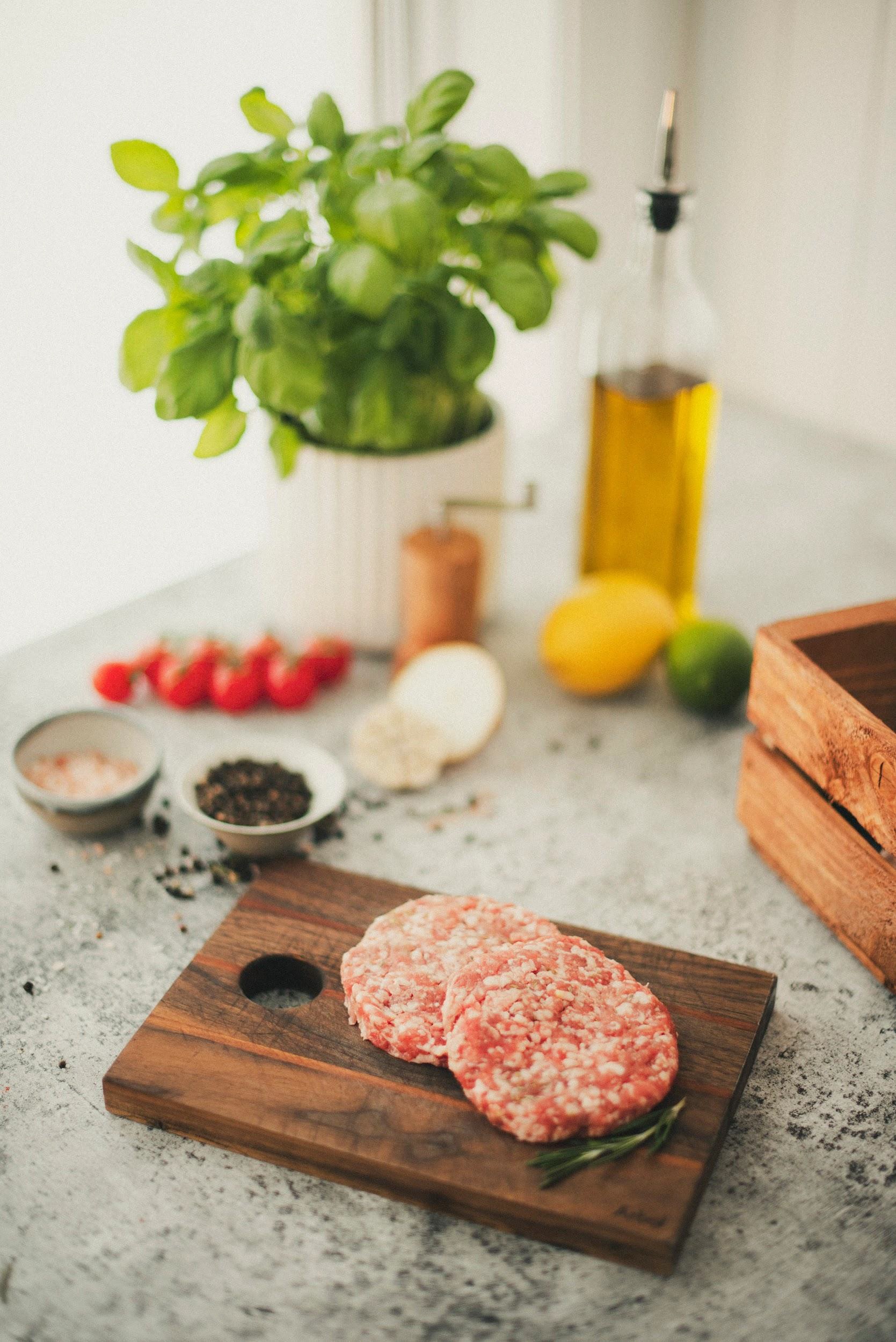 Galettes de porc aux épices à steak